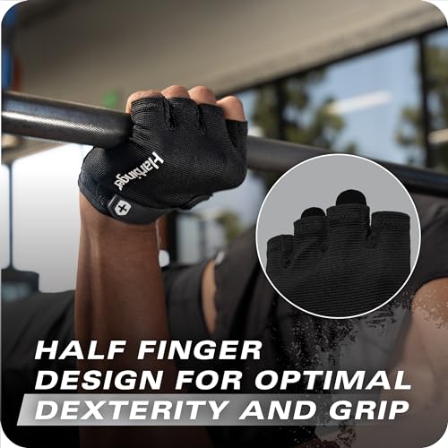 Power Gloves 3.0 - Durable Half Finger Weightlifting Gloves with Adjustable Wrist Closure, Breathable Leather Palm, Men's - color: Green, size: Medium