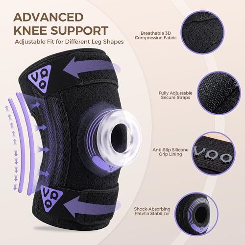 Plus Size Knee Brace 7XL-8XL, Adjustable Wrap for Thick Thighs | Fits up to 39.4 in thigh with open patella comfort and extra long straps. Measure thigh, not clothing siz - size: 7XL/8XL