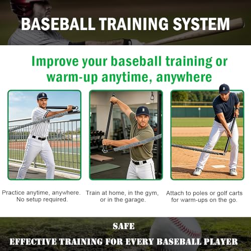 Baseball Resistance Bands Set – Baseball Pitching & Throwing Trainer with Arm Strength Training Bands for Youth Pitchers, Throwing Warm-Up, Arm Care and Softball Training Equipment - style: BSB04