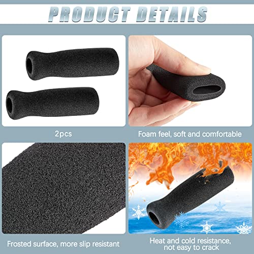 Timtin Foam Cane Handle Grip Replacement Offset Walking Hand Foam Handle for Bicycle Handlebars Walking Cane Accessories 4.53 x 0.98 x 0.98 Inch - color: Black