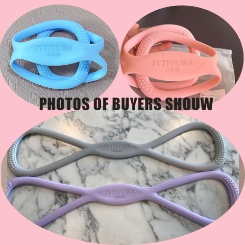 Resistance Bands with Handles,Figure 8 Resistance Band Elastic Fitness Bands Exercise Band for Home Yoga Gym Workout - color: Pink-15LB