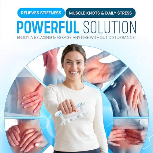 Fascia Massage Tool for Back, Neck & Body – Myofascial Release, Deep Tissue Muscle Massager, Cellulite & Muscle Knot Relief, Handheld Fascia Blaster Tool for Home, Gym & Travel