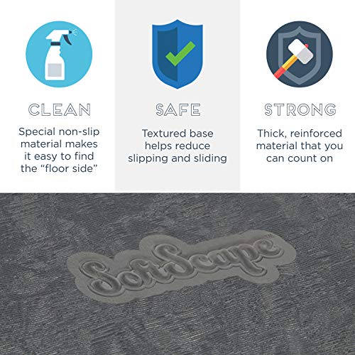 Factory Direct Partners SoftScape 4ft x 6ft Runway Tumbling Mat - Soft, Sturdy Foam, 3-Fold Exercise Mat - color: Earthtone