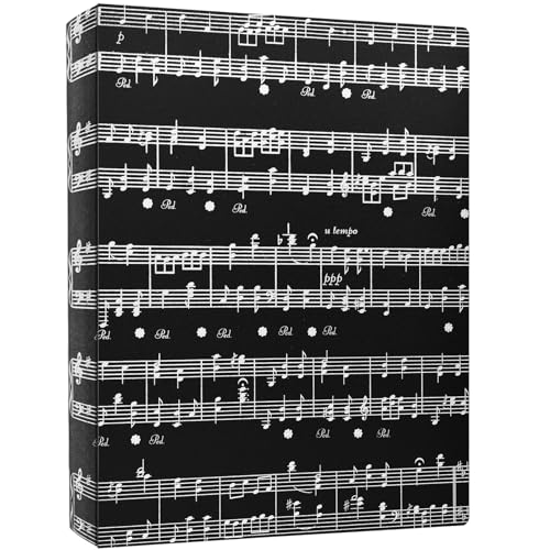 Music Folder Sheet Music Folders Binder Music Choral Storage Holder Band Folder (Staff Notation, 1p) - size: 1 Pack