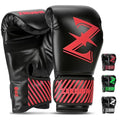 Kids Boxing Gloves 6 oz Youth Training Sparring Gloves for 3–12, Leather Ventilated Mesh, Boys Girls Junior Punching Gloves for PunchBag Focus Pads MMA Muay Thai Kickboxing - color: Red