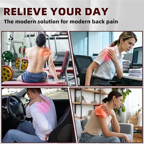 Trigger Point Back Massager, 22 Node Shoulder Blade Release Tool | 22 pressure nodes, curved ergonomic design, adjustable bodyweight pressure, for neck shoulders upper back hips and legs