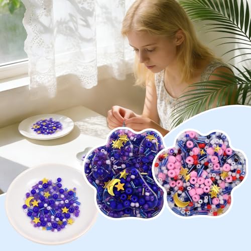 2 Pack Animal Paw Picky Pad, Silicone Sensory Fidget Toy, Stress Relief | Tactile Pick Pad for Quiet Focus, Stress Relief & Hands-Busy Fidgeting - Star - style: Paw Shape - Stars