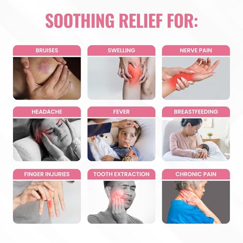 ICEWRAPS 4 inches Round Reusable Ice Packs with Cloth Backing, 5-Pack Pink | Easy to Use Hot and Cold Gel Pack, Flexible Cold Packs, Leak-Resistant, Sensitive Skin Safe, Made in Canada, FSA-HSA Eligible - style: Pink- with Cloth Backing