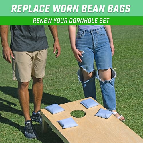 GoSports Classic Cornhole Bean Bags Set of 4-16 Colors Available - Regulation All Weather, Mix and Match - color: Gray