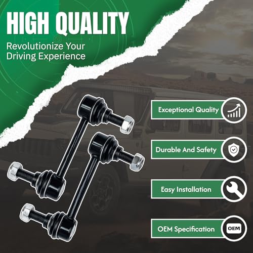 2PCS Front Stabilizer Sway Bar End Links for Ford 2007 2008 2009 2010 2011 2012 2013 2014 Edge, Compatible With Lincoln 2007 2008 2009 2010 2011 2012 2013 2014 2015 MKX #OE K750159 - size: K750159 X2