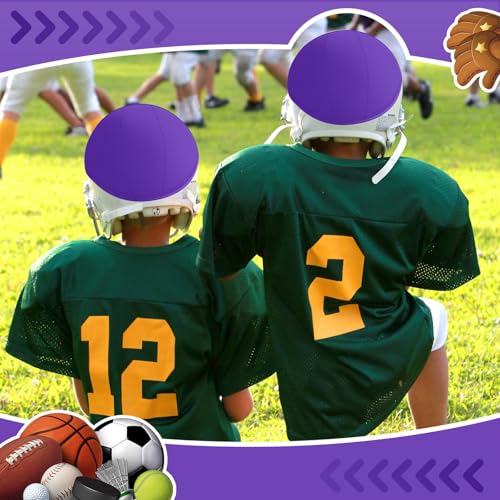 Ramede Football Helmet Covers for Practice Scrimmage Cap Helmet Cover Scrimmage Cap for Youth Adult Football Hockey Training Accessories 10.4 Inch in Diameter - color: Purple, size: Regular Style