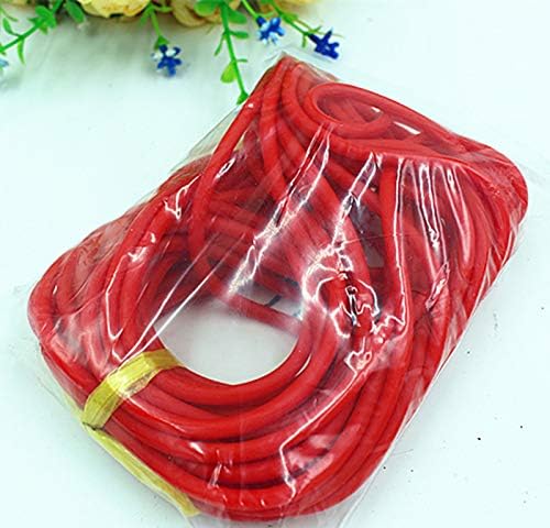 10 Meter 32FT Latex Slingshot Rubber Tube Band Hunting Catapult Elastic Bungee Tubing - color: Orange