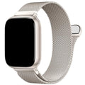 Stainless Steel Milanese Loop Compatible with Apple Watch Bands 38mm 40mm 41mm 42mm men and women, Magnetic Clasp Replacement for iWatch Ultra Series 11 10 9 8 7 SE 6 5 4 3 2 1 - color: Starlight, size: 38/40/41/42mm(Series 11/10)