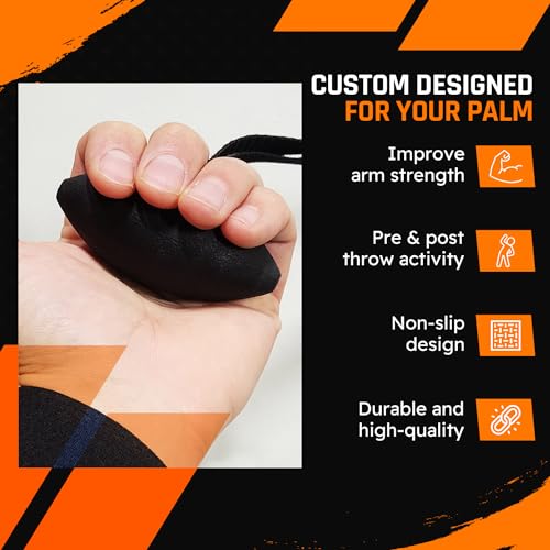 Play 9 Sports Resistance Exercise Bands Baseball Activation Elastic Training Athletes Equipment Bands - color: Ovoid - Black, style: Teen Closed Grip