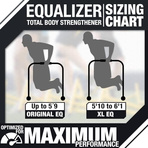 Lebert EQualizer Total Body Strengthener Dip Station Standard & XL - color: Black Regular