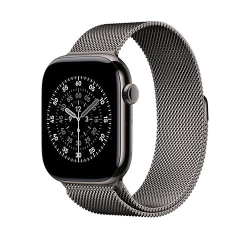 Apple Watch Band - Milanese Loop - 46mm - Slate - S/M - color: Slate, size: 46 mm, style: S/M