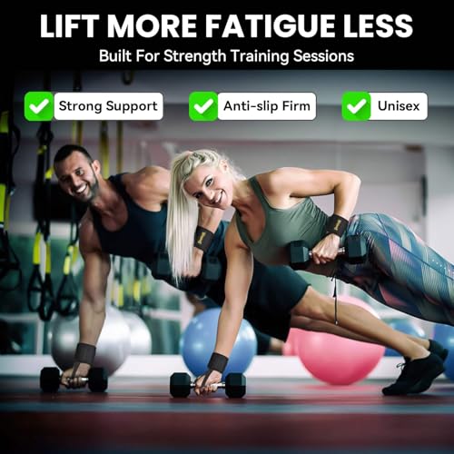 Wrist Wraps for Weightlifting, 20" Professional Wrist Support for Powerlifting, Bench Press, Adjustable Heavy Duty Straps with Thumb Loop for Men Women Gym Workout (2 PCS)