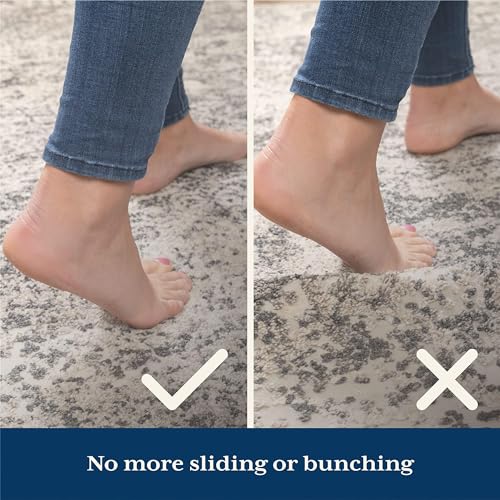 Veken Rug Gripper Pad for Hardwood Floors, Thick Non Slip Rug Pads for Area Rugs, Rug Grippers for Tile Floors, Under Carpet Anti Skid Mat, Keep Your Rugs Safe and in Place, 2x3 Ft - size: 2' x 3' (Rectangular), style: White