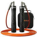 Weighted Jump Rope for Men Women -Interchangeable 1/5lb 1/4lb 1/2lb Heavy jump ropes - 360 Degree Spin - Length Adjustable,Ergonomics Leather Grip Skipping Rope for Fitness Weight Loss & More - color: T64 Earth