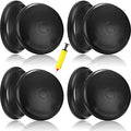 Jerify 4 Pcs Wiggle Seat Flexible Inflated Wobble Cushion Stability Balance Pad Balance Disc Sensory Seat for Men Women Fitness Physical Exercise Improving Posture Home Office - color: Black