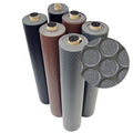 Rubber-Cal Coin-Grip Flooring and Rolling Mat - color: Brown, size: 2mm x 4 x 4-Feet