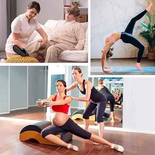 unenow Non Slip Grip Yoga Socks for Women with Cushion for Pilates, Barre, Home - color: 4 Pairs-black/White/Pink/Purple