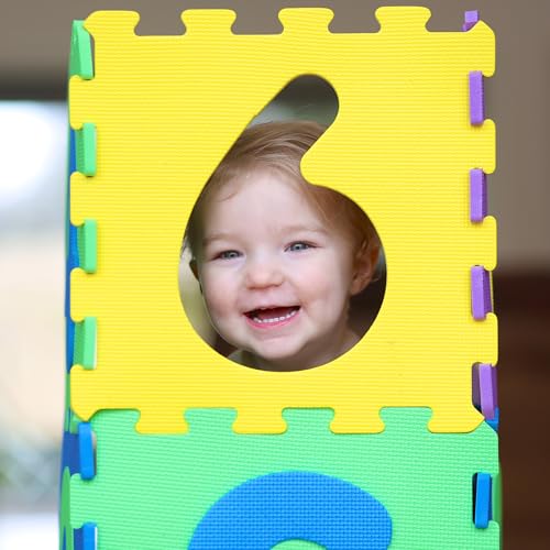 BalanceFrom Kid's Puzzle Exercise Play Mat with EVA Foam Interlocking Tiles - color: 36 Tiles, Alphabet