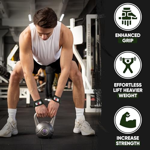 Lifting Straps for Weightlifting, Weightlifting Cotton Straps with Neoprene Padding for Men women Gym Wrist Straps for Bodybuilding powerlifting, Strength Training and Deadlifting - color: ARMY GREEN