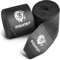 FIGHTR® Boxing Handwraps 160 inches semi-Elastic Hand Wraps with Thumb Loop for Boxing, MMA, Muay Thai & Martial Arts - color: Black, size: pair of 100"