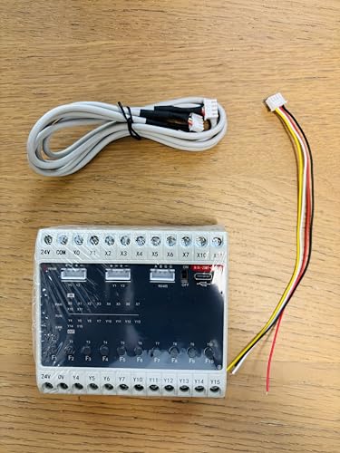 DC 24V Control Small PLC FX1S-20MT Programmable Logic Controller With 10 Input 10 Transistor Output, 2 High-Speed Pulse 100KHz For Encoder Sevor and Stepper, 1 Channel RS485 (Mini-20MT-4MTS-DC) - color: Mini-20MT-4MTS