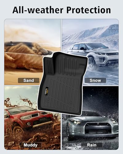 Floor Mats Custom Fit for Chevy Trailblazer AWD 2021-2025 2026 Trunk Mat with Backrest Mat All Weather TPE Cargo Liner Full Set for Chevrolet Trailblazer Accessories,Black (Upper Cargo Floor Mat - size: For Chevy Trailblazer AWD 2021-2026