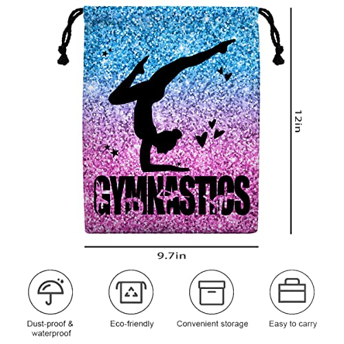 Gymnastics Drawstring Grip Bags Small Drawstring Bag Waterproof Gym Storage Pouch For Holding Gymnastics Grips - color: Gymnastics 2