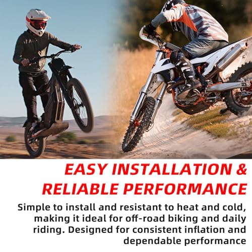 AR-PRO 2-Pack 2.50/3.00-18 Heavy-Duty Motorcycle Inner Tubes, 3mm Butyl Rubber with TR4 Valve Stem, Fits 80/90-18 80/100-18 90/90-18 Tires for Dirt Bike, Enduro, Dual Sport & Off-Road - size: 2.75/3.00-18"