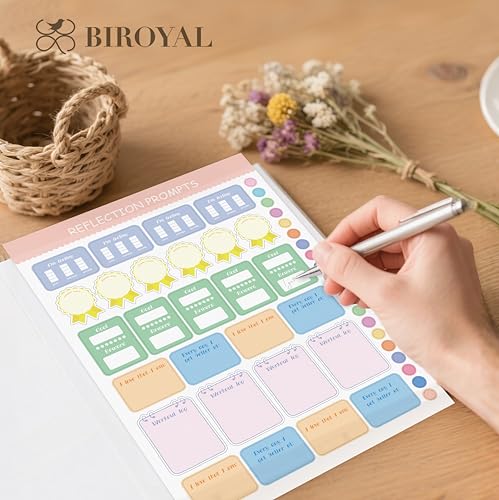 BIROYAL 12 Sheets Workout & Fitness Stickers - 1000 Wellness Health Stickers for Women - 9.5”x6.7” - Exercise Sticker for Fitness Planner, Workout Journal - Perfect for Weight Loss, Exercise Goals