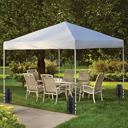 160LBS Canopy Weight Sand Bags Set of 4, No Sand, Black | 1680D Heavy Duty SandBags for Canopy Tent Legs, Pop up Tent Gazebos Weights for Outdoor Patio Umbrellas, Pergolas, Sunshades - size: 160 LBS
