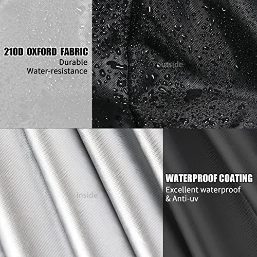 Rowing Machine Cover, Rower Outdoor Cover for Concept 2 Rowing Machine Waterproof Row Machine Cover for Hydrow Rowing Machine, Dustproof Fitness Equipment Protective Cover - size: for Concept 2 Row Machine (95"L×24"W×40"H)