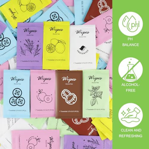 Individual Hand Wipes Wet Wipes Travel Size,Wet Wipes Individually Wrapped | 50PCS Bulk Cleansing Travel Size Wipes for Wedding Travel Restaurant Barbecue(Coconut) - size: 1 Count (Pack of 50)