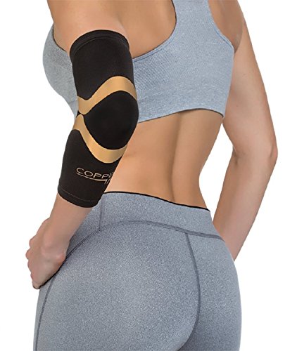 Copper Fit Pro Series Performance Compression Elbow Sleeve - size: Large