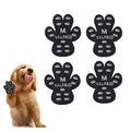 VALFRID Dog Paw Protector Anti-Slip Grips to Keeps Dogs from Slipping On Hardwood Floors,Disposable Self Adhesive Resistant Dog Shoes Booties Socks Replacement M 24 Pieces - size: M (1.8" x1.52",11-20 lbs)
