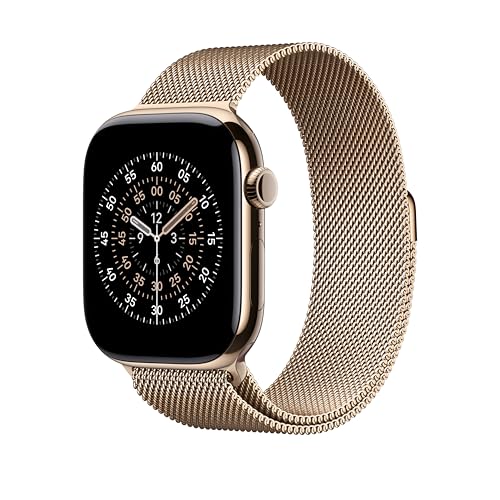 Apple Watch Band - Milanese Loop - 46mm - Gold - S/M - color: Gold, size: 46 mm, style: S/M
