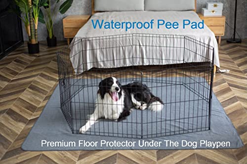 Peepeego Non-Slip Dog Pad 72"x72", Washable Pee Pad Waterproof for Training, Whelping - size: 72x72 Inch (Pack of 1)