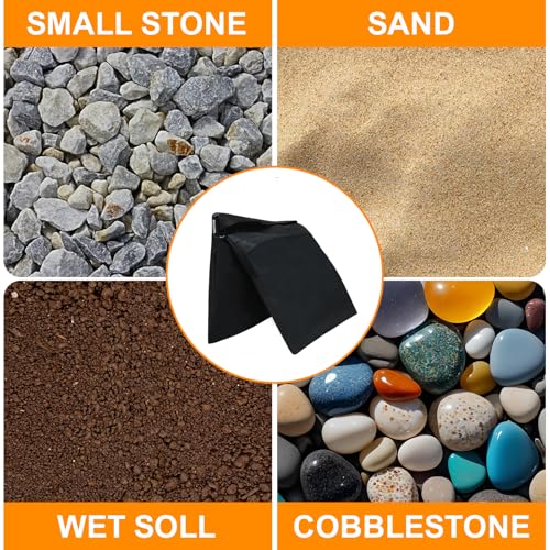 Photography Sandbag Set of 4,Weight Bags for Light Stand Photography Video Equipment,Tent Sand Bags，Heavy Duty Weight Bags for Canopy Weights,Light Tripod, Camping Chair - size: 23''x10''(4pcs)