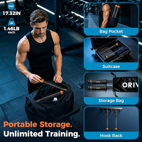 Weighted Ropeless Battle Ropes, Adjustable Weights Portable Cordless Battle Ropes for Home Gym with Gloves, Cardio Exercise Fitness Equipment for Low-Impact Workout, Strength & HIIT, for Men & Women