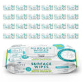 Juniper CLEAN 24 Pack Surface Cleaning Wipes with Bleach, All-Purpose Cleaner for Bathroom, Kitchen, Office, 1728 Count Soft Flow, Fresh Scent, Lint Free & Durable - size: 72 Count (Pack of 24)