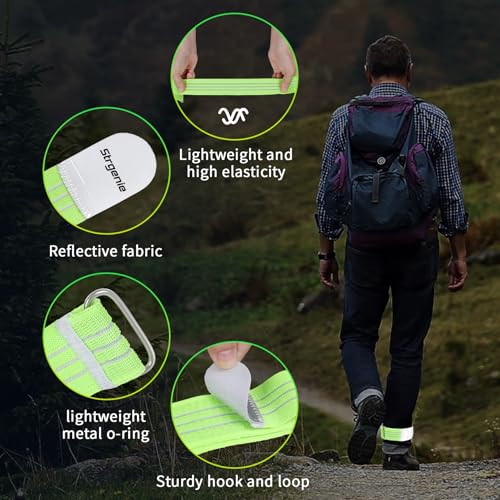 Cowboy Boot Straps, Adjustable Elastic Pant Leg Straps for Biking, Fishing, Hiking, Wading etc. - color: Green-2pcs
