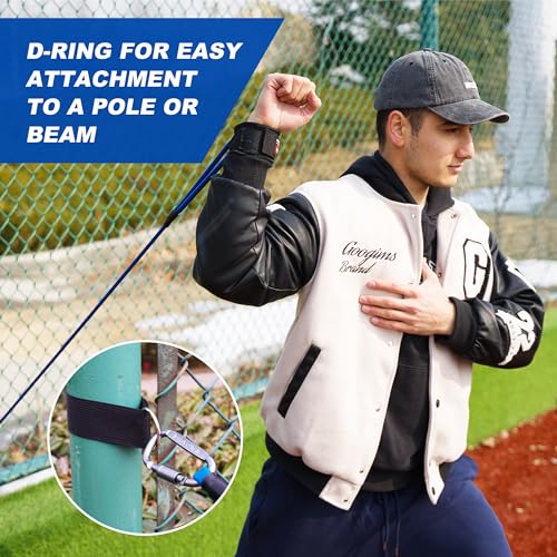 SunNordik Resistance Bands for Pitchers with Carry Bag | Baseball & Softball Training Gear, Build Arm Strength for Pitching & Throwing, Training Bands Suitable for All Skill Levels - size: 30LB (College Level)