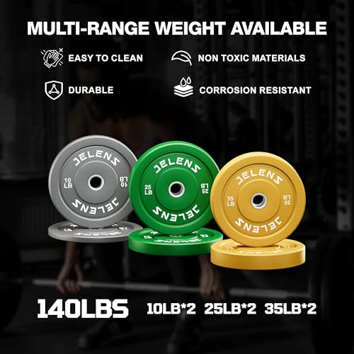 JELENS Leg Press Hack Squat Machine, Leg Machine for Home Gym with Linear Bearing, L11 Professional Adjustable Leg Exercise Machine, Lower Body Workout - color: Black, size: 140LB Colored Weights Package