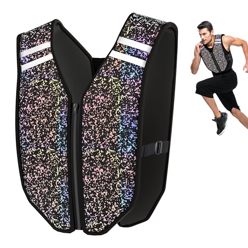 PROIRON Weighted Vest Soft Washable for Men Women 6.5lbs/11lbs/17.5lbs/22lbs,Fully Reflective Running Weight Vest,No Leakage Weighted Vest for Fitness,Workout,Weight Loss,Strength Training - size: 11 lb