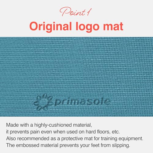 Primasole Professional Yoga Mat 1/4 Inch Thick – Slip-Resistant Exercise Mat for Yoga, Gym & Home Workouts – High Density Anti-Skid Pilates Fitness Mat (Forest Green)
