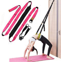 Back bend Assist Trainer - Improve Back and Waist Flexibility, Door Flexibility Stretching Strap, Home equipment for Ballet, Dance, Yoga, Gymnastics, Cheerleading, Splits - color: rose